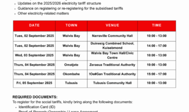 MEETINGS PENSIONERS AND DISABILITY GRANT RECIPIENTS SCHEDULE – WEEK 3